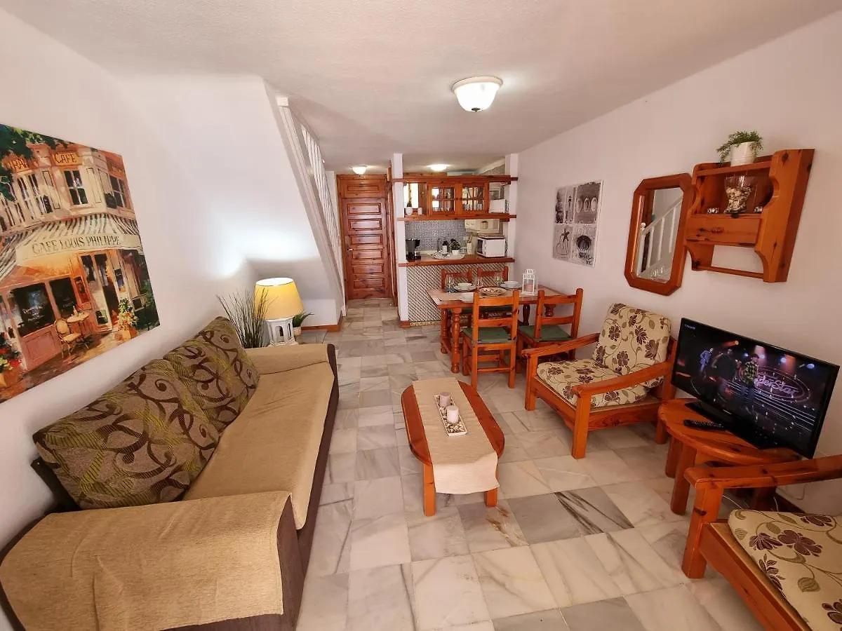 Apartmán Duplex No 6 Directly At The Sea And Beach, Heated Pool, Wifi, Terrace Playa de las Americas