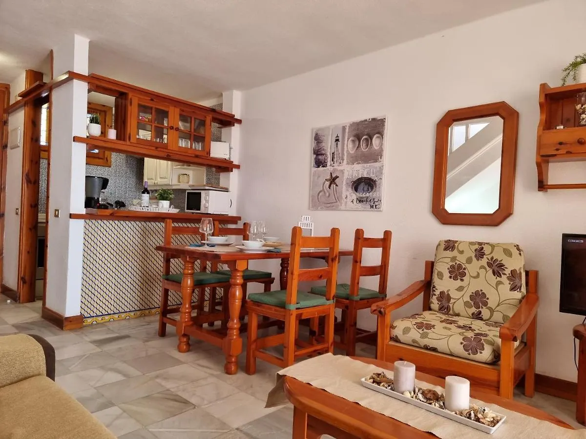 Duplex No 6 Directly At The Sea And Beach, Heated Pool, Wifi, Terrace Playa de las Americas  Španělsko