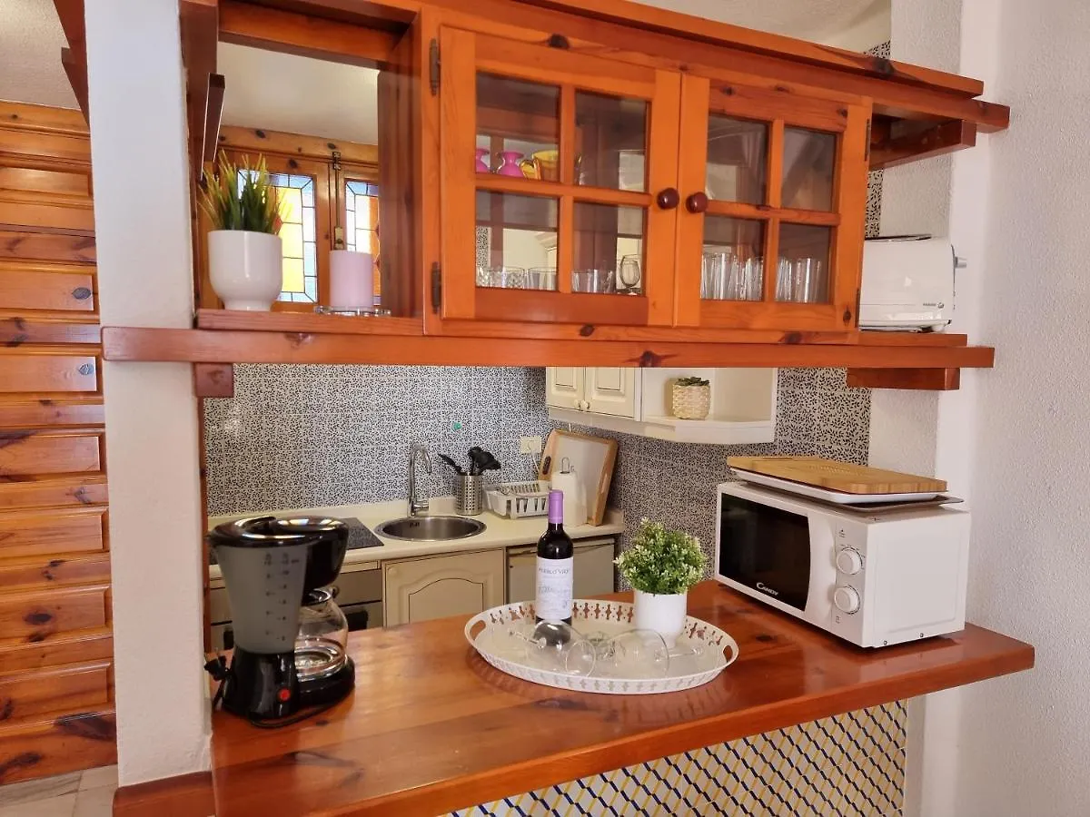 Duplex No 6 Directly At The Sea And Beach, Heated Pool, Wifi, Terrace Playa de las Americas  Playa de las Americas (Tenerife)