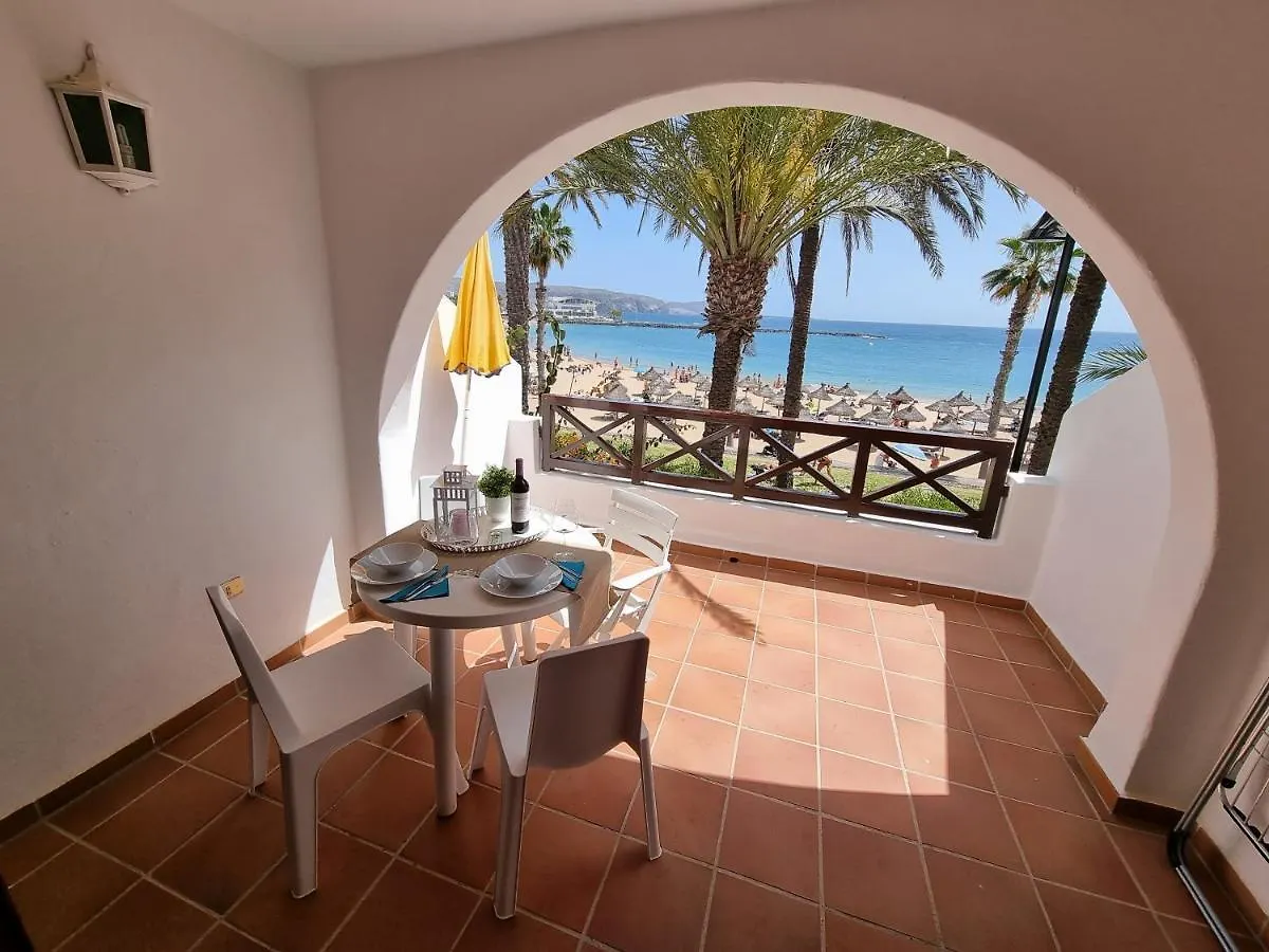 Duplex No 6 Directly At The Sea And Beach, Heated Pool, Wifi, Terrace Playa de las Americas  Playa de las Americas (Tenerife)