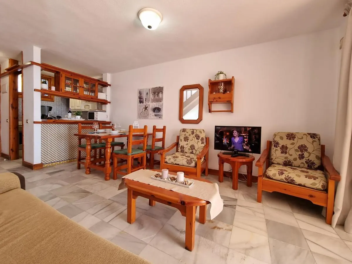 Duplex No 6 Directly At The Sea And Beach, Heated Pool, Wifi, Terrace Playa de las Americas  Apartmán Playa de las Americas (Tenerife)